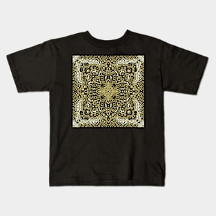 gold pattern Kids T-Shirt